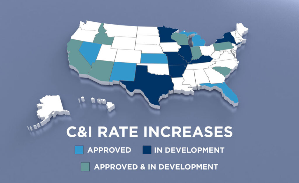 C&I Rate Increases